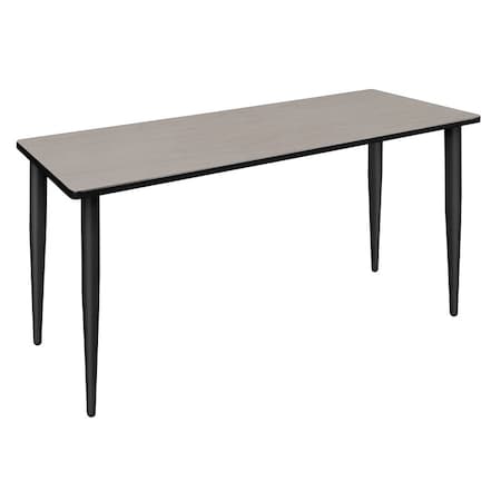 Regency Kahlo Training Tables, 72 W, 24 L, 29 H, Wood, Metal Top, Maple MTPL7224PLBK